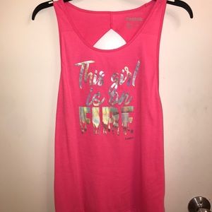 reebok “This Girl is On Fire” tank